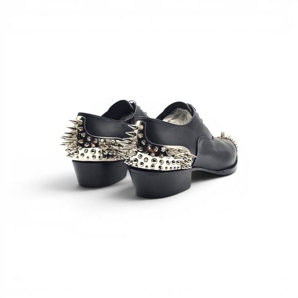 Christian Louboutin Cheliviss Meteor Leather Oxford Shoes EU 42.5 US 9.5 $2695 main image 12